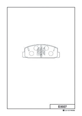 Kit de plaquettes de frein, frein à disque MK Kashiyama D3027