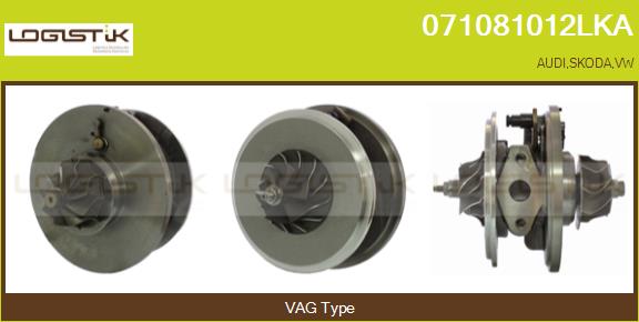 Groupe carter, turbocompresseur LGK 071081012LKA