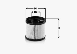Filtre à carburant CLEAN FILTERS MG 080