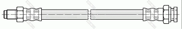 Flexible de frein GIRLING 9002236