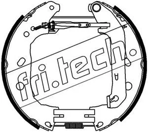 Jeu de mâchoires de frein fri.tech. 16393