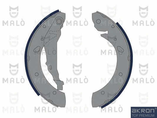 Jeu de mâchoires de frein AKRON-MALÒ 1390277