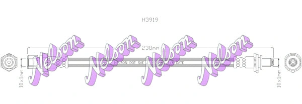 Flexible de frein KAWE H3919