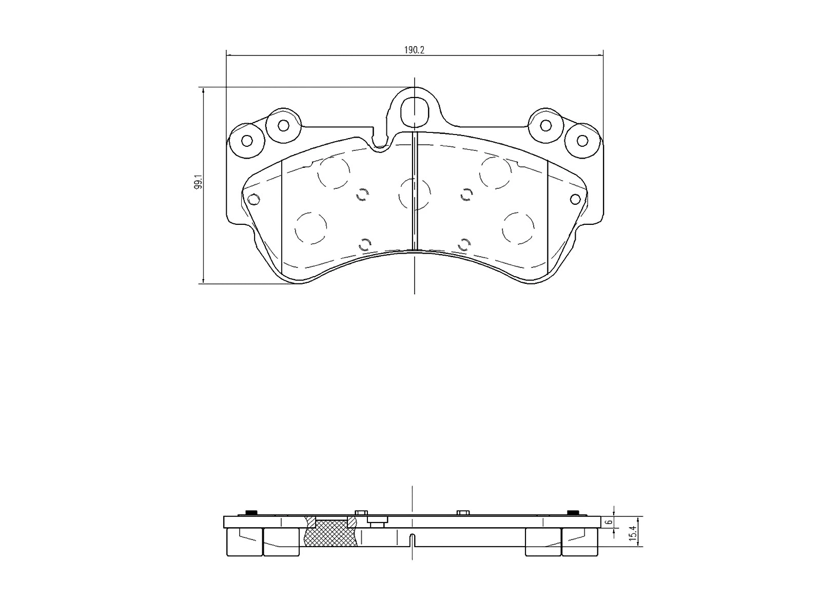 Kit de plaquettes de frein, frein à disque A.Z. Meisterteile AZMT-44-022-1172