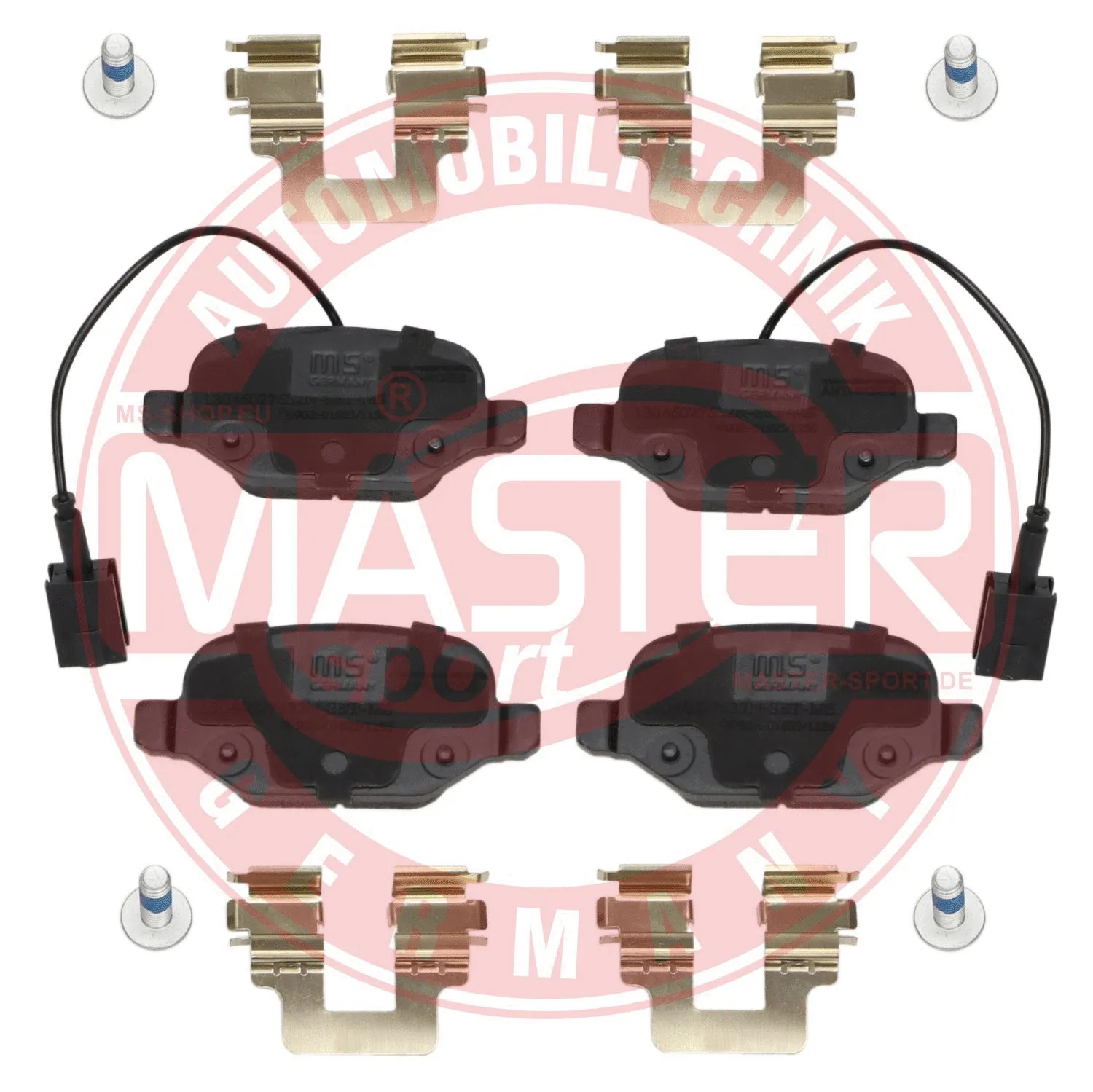 Kit de plaquettes de frein, frein à disque MASTER-SPORT GERMANY 13046027632N-SET-MS