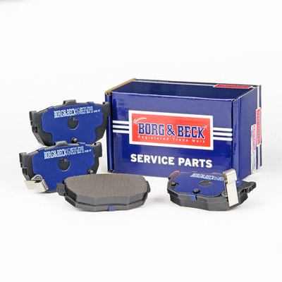 Kit de plaquettes de frein, frein à disque BORG & BECK BBP1527