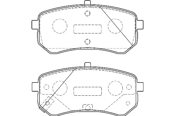 Kit de plaquettes de frein, frein à disque Omnicraft 2135656