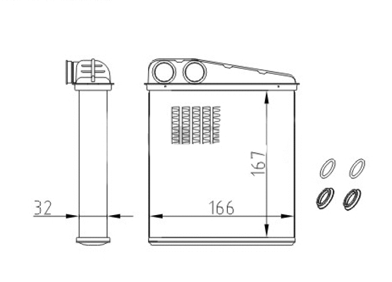 Système de chauffage HART 608 008
