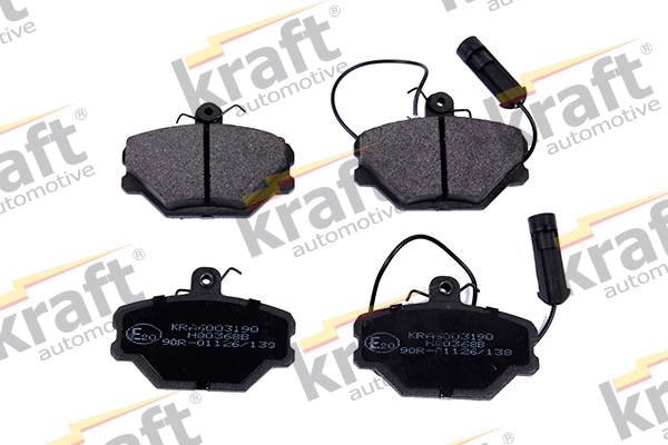 Kit de plaquettes de frein, frein à disque KRAFT AUTOMOTIVE 6003190