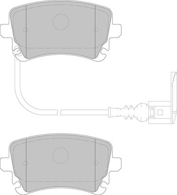 Kit de plaquettes de frein, frein à disque Omnicraft 2135608