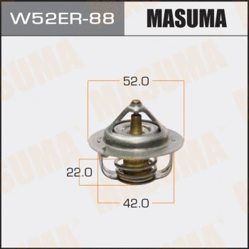 Thermostat, liquide de refroidissement MASUMA W52ER-88