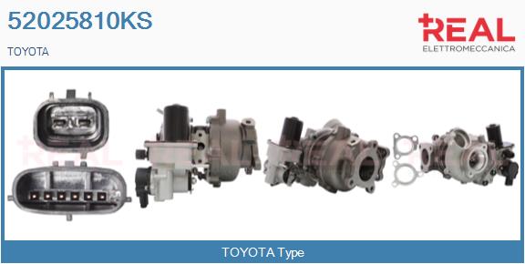 Turbocompresseur, suralimentation REAL 52025810KS