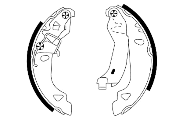 Jeu de mâchoires de frein PAGID H8805