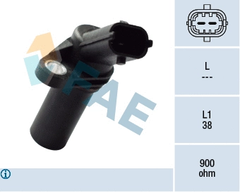 Capteur d'angle, vilebrequin FAE 79423
