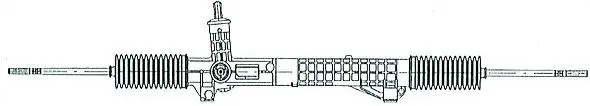 Crémaillère de direction SERCORE 14331