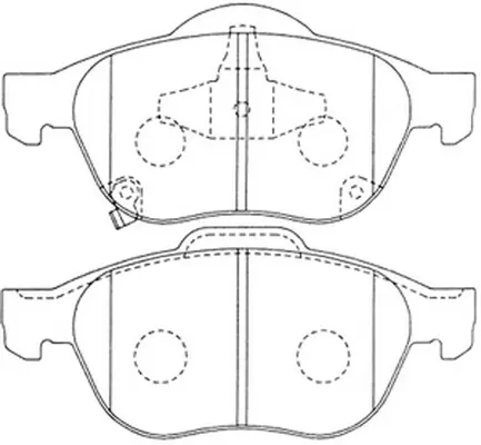 Kit de plaquettes de frein, frein à disque FIT FP0236
