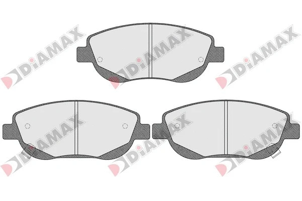 Kit de plaquettes de frein, frein à disque DIAMAX N09584