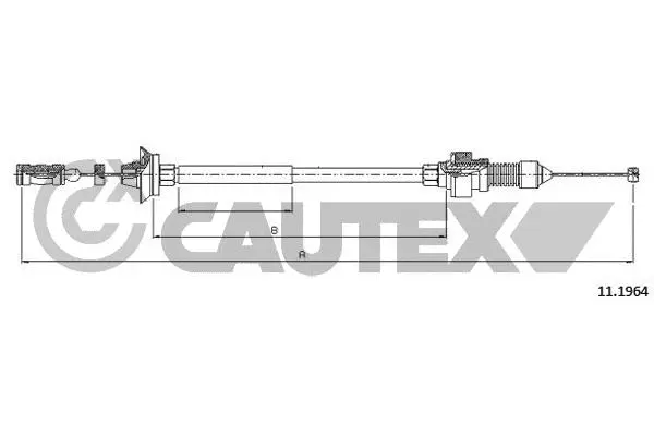 Câble d'accélération CAUTEX 766206