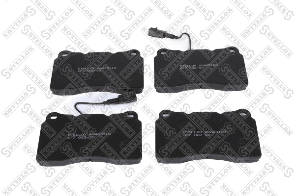 Kit de plaquettes de frein, frein à disque STELLOX 677 002-SX