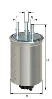 Filtre à carburant UNIFLUX FILTERS XN113