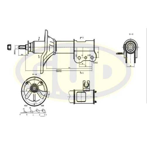 Amortisseur G.U.D. GSA634045