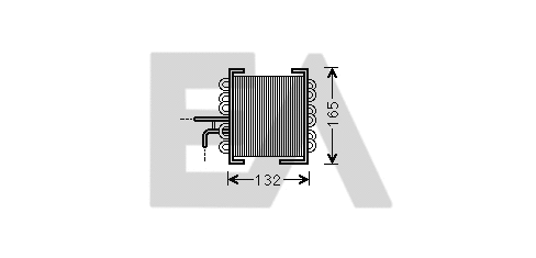 Radiateur, refroidissement du moteur EACLIMA 31R50010