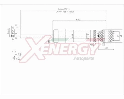 Amortisseur AP XENERGY X8002343