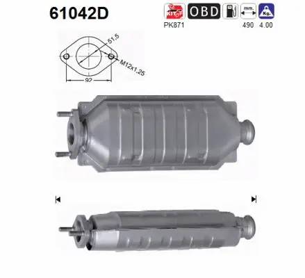 Catalyseur AS 61042D