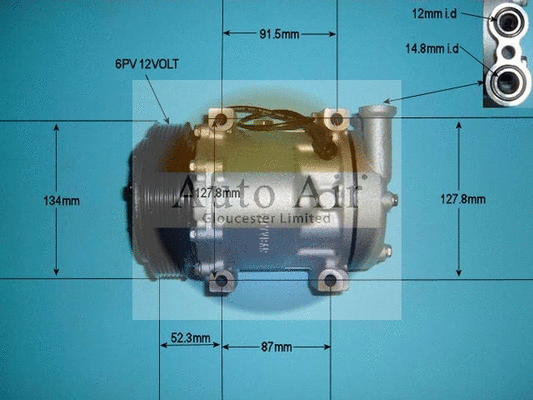 Compresseur, climatisation AUTO AIR GLOUCESTER 14-1157P