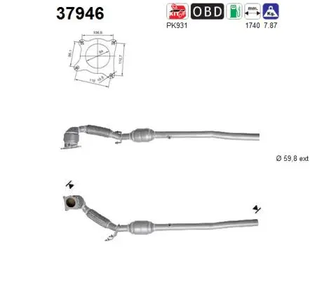 Catalyseur AS 37946
