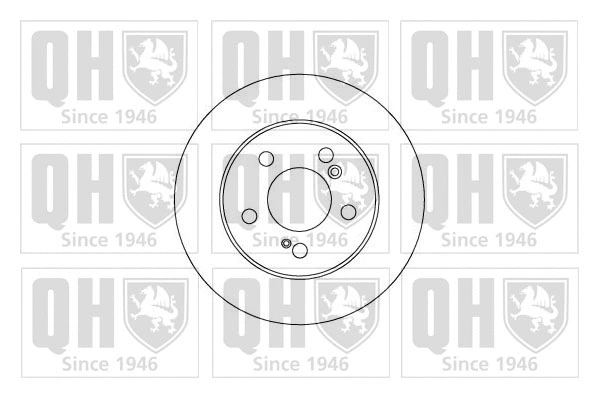 Disque de frein QUINTON HAZELL BDC5057