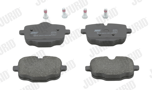 Kit de plaquettes de frein, frein à disque JURID 573353J