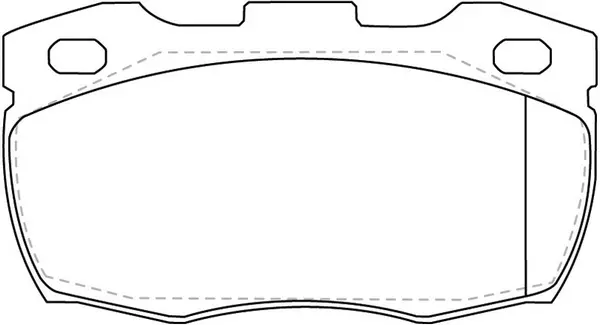 Kit de plaquettes de frein, frein à disque SB BP47243