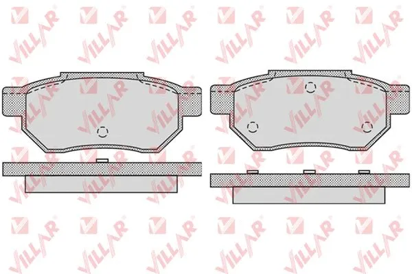 Kit de plaquettes de frein, frein à disque VILLAR 626.0928