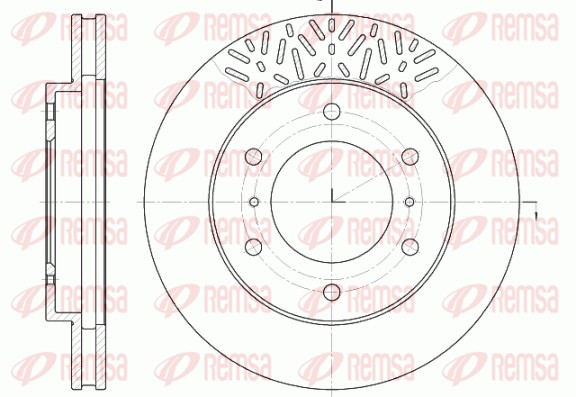 Disque de frein REMSA 6639.10