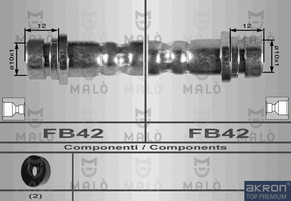 Flexible de frein AKRON-MALÒ 8646