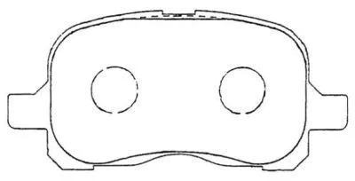 Kit de plaquettes de frein, frein à disque AISIN ASN-267