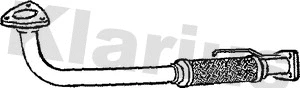 Tuyau d'échappement KLARIUS 301266