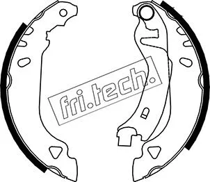 Jeu de mâchoires de frein fri.tech. 1034.090
