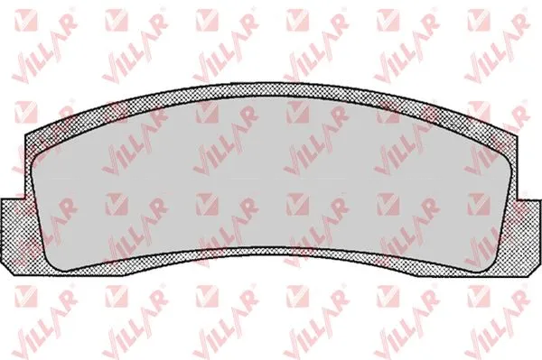 Kit de plaquettes de frein, frein à disque VILLAR 626.0179