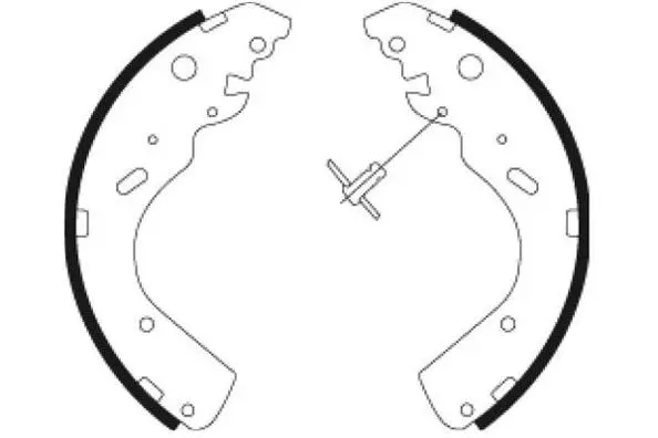 Jeu de mâchoires de frein E.T.F. 09-0643