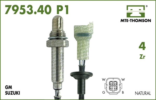 Sonde lambda MTE-THOMSON 7953.40.050P1