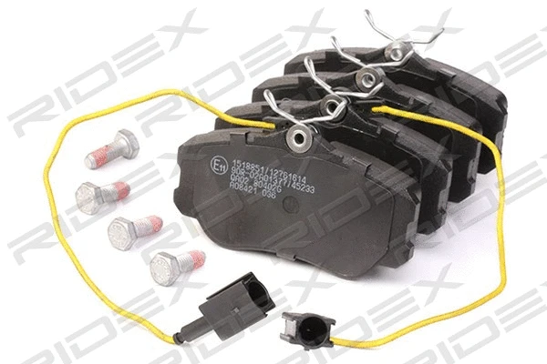Kit de plaquettes de frein, frein à disque RIDEX 402B1139