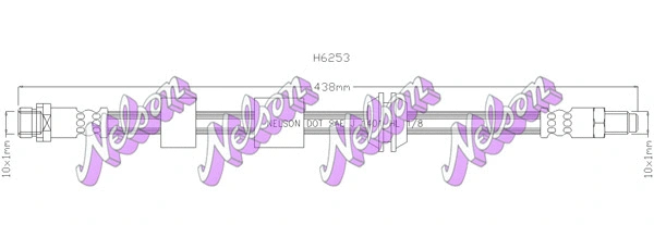 Flexible de frein KAWE H6253