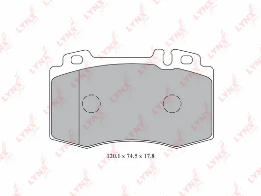Kit de plaquettes de frein, frein à disque LYNXAUTO BD-5324