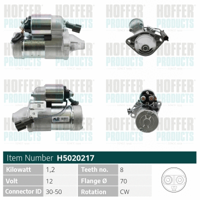 Démarreur HOFFER H5020217