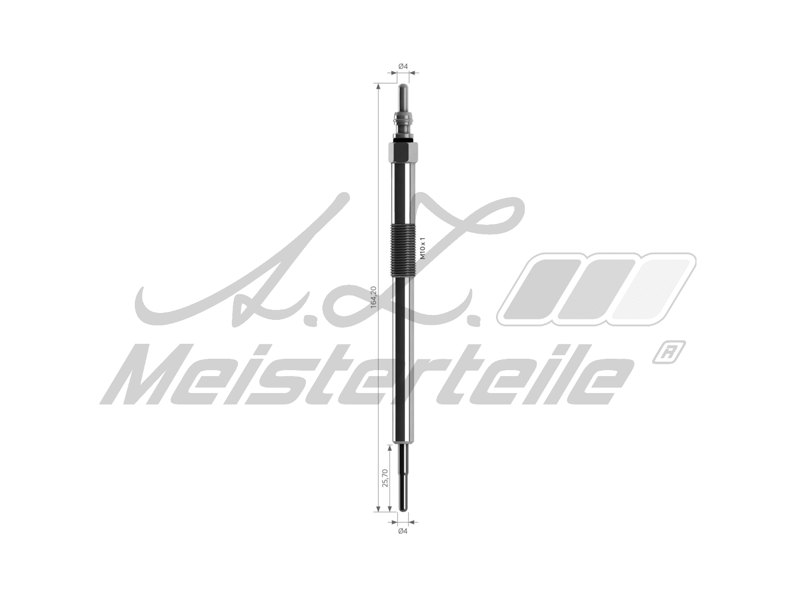 Bougie de préchauffage A.Z. Meisterteile AZMT-49-040-1055