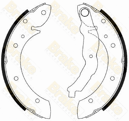 Jeu de mâchoires de frein Brake ENGINEERING SH2433