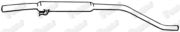 Silencieux avant FONOS 61627