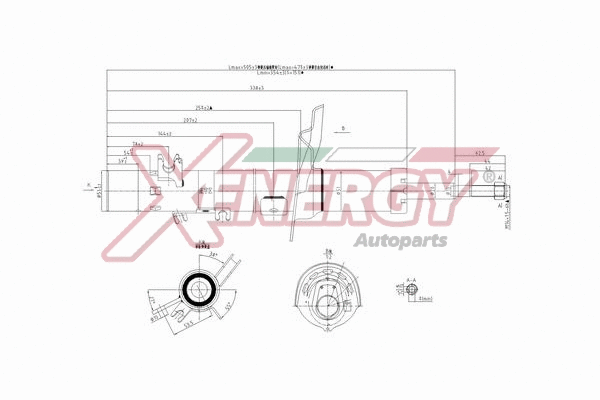 Amortisseur AP XENERGY X8005333